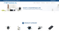 Desktop Screenshot of ngtcontrols.com