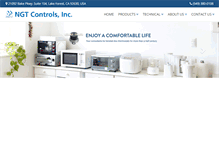 Tablet Screenshot of ngtcontrols.com